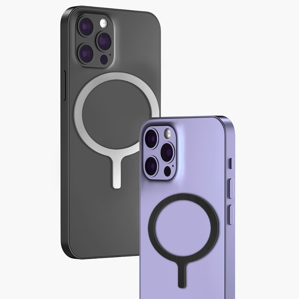 Adhesivo Universal de anillos de Metal para cargador inalámbrico magnético Magsafe para Iphone Samsung Xiaomi placa de cargador de teléfono de coche hoja de hierro