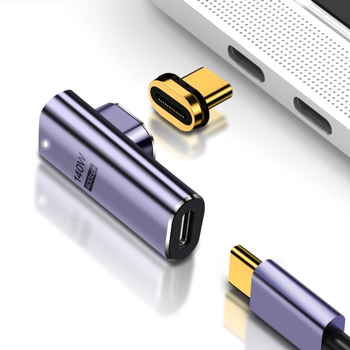 140W USB4.0 40Gbps Thunderbolt3 magnético tipo C OTG USB C a USB-C Cable convertidor magnético de carga rápida 8K @ 60Hz adaptador USB tipo C