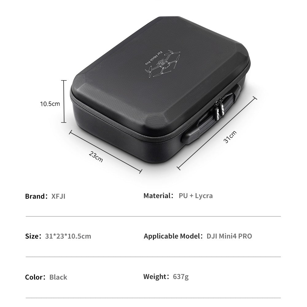 Bolso de hombro para DJI Mini 4 Pro, estuche de almacenamiento, accesorios para Drones, bolso Mini 4 Pro RC 2/RC-N2, caja de transporte rígida